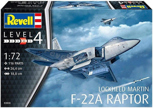 Revell 03858 Lockheed Martin F-22A Raptor 1/72 – image 2