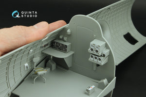 Quinta Studio QD32224 Compartiment de l&amp;#39;opérateur radio pour Boeing B-17G. Intérieur coloré imprimé en 3D sur papier décalcomanie (HK models) 1/32 – image 11