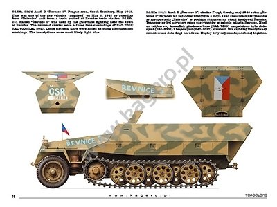Kagero 15039 Panzers capturés, véhicules allemands au service des Alliés (décalcomanie) PL/EN – image 5