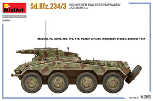 MiniArt 53001 Sd.Kfz.234/3 SCHWERER PANZERSPAHWAGEN STUMMEL 1/35 – image 16