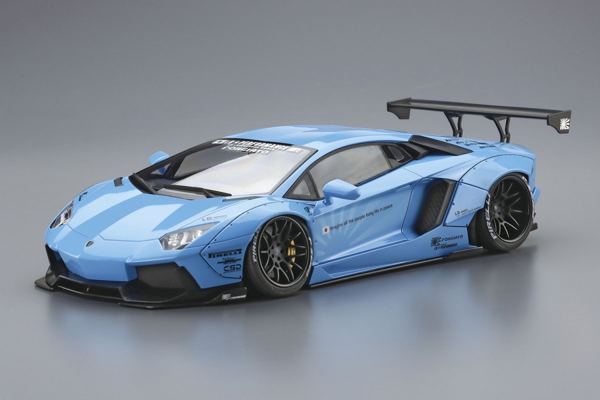 Aoshima 05989 LB-WORKS Lamborghini Aventador Ver.1 1/24 – Bild 3