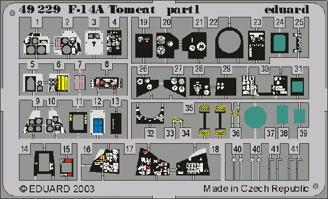 Eduard BIG4816 F-14A 1/48 HASEGAWA – image 5