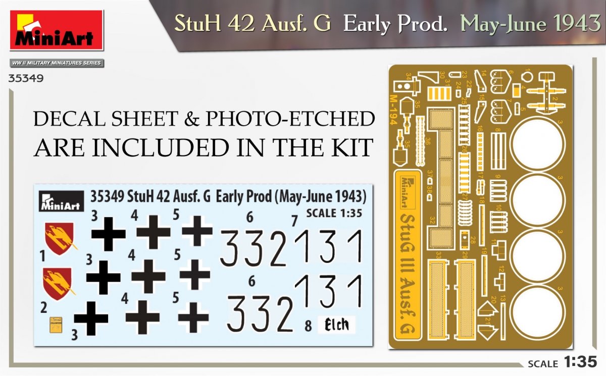 Mini Art 35349 StuH 42 Ausf. G Première production mai-juin 1943 1/35 – image 2