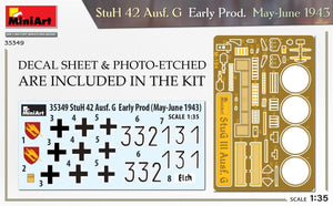 Mini Art 35349 StuH 42 Ausf. G Première production mai-juin 1943 1/35 – image 2