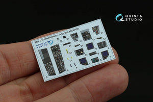 Quinta Studio QDS-48284 F/A-18A++ 3D-Printed &amp;amp; coloured Interior on decal paper (Hasegawa) (Small version) 1/48 – immagine 4