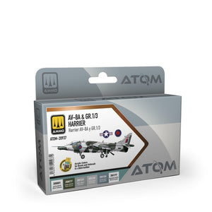 AMMO by Mig Jimenez 20937 ATOM AV-8A &amp; Gr 1/3 Harrier Set