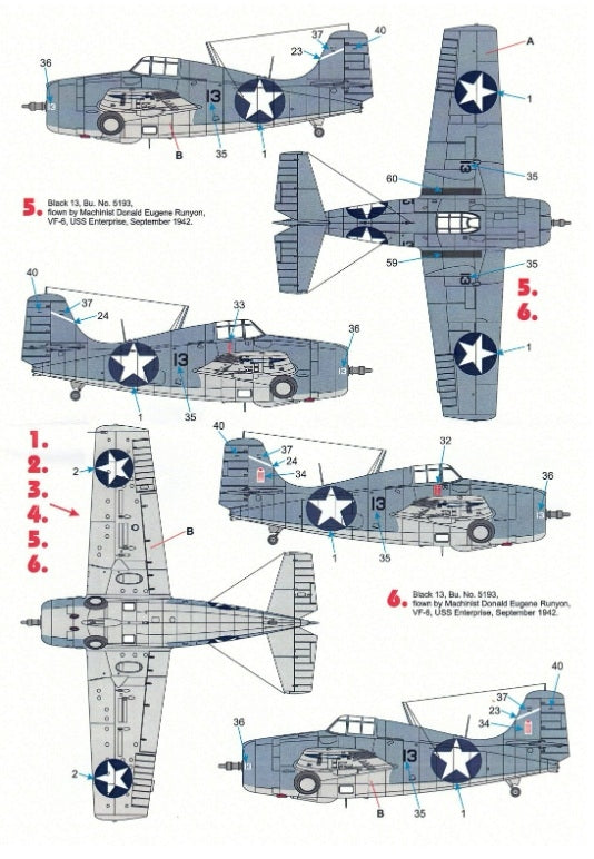 Techmod 48131 Grumman F4F-4 Wildcat 1/48 – zdjęcie 6