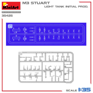 MiniArt 35425 M3 STUART LIGHT TANK, INITIAL PROD 1/35 – imagen 9