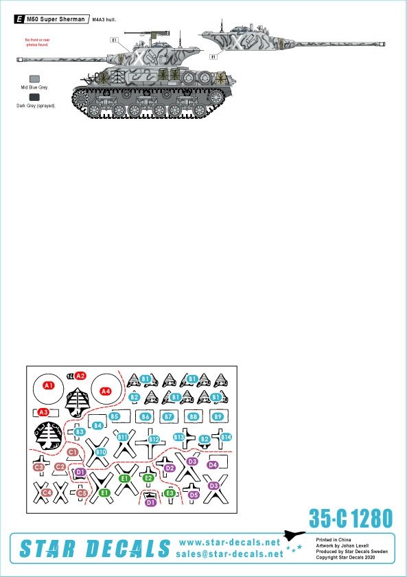 Star Decals 35-C1280 Lebanese Tanks &amp;amp; AFVs 10 1/35 – zdjęcie 2