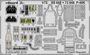 Eduard SS648 P-40K 1/72 SPÉCIAL HOBBY