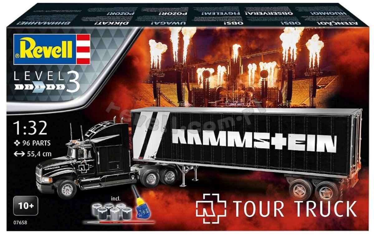 Revell 07658 Rammstein Tour Truck Gift Set 1/32 – imagen 2