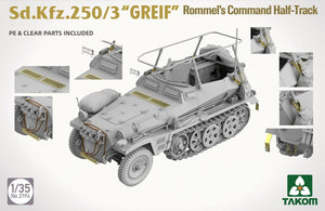 Takom 2194 Sd.Kfz 250/3 Greif Rommel Command Half-Track 1/35 – immagine 3