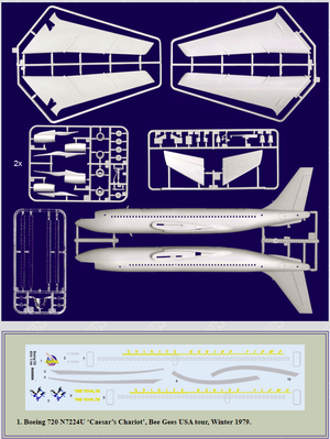 Roden 318 Boeing 720 Chariot de César 1/144 – image 2
