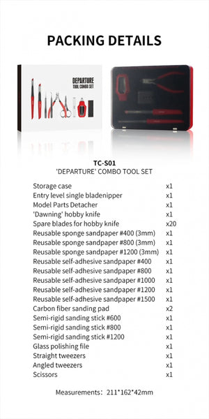 DSPIAE TC-S01 &amp;#39;Departure&amp;#39; Tool Combo Set / Zestaw narzędzi – Bild 2