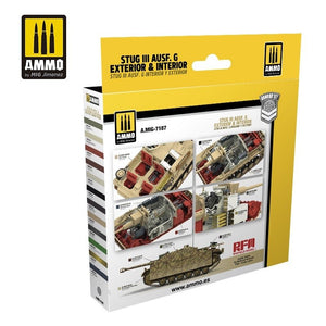 AMMO of Mig Jimenez 7187 STUG III AUSF. G Exterior &amp;amp; Interior Set Set 12x17ml – image 2