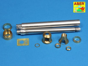 Aber 16L-05 Lufa 88 mm KwK 36 L/56 do czołgu Tiger I z wczesnej produkcji / German 88 mm KwK 36 L/56 Tiger I Early Barrel 1/16