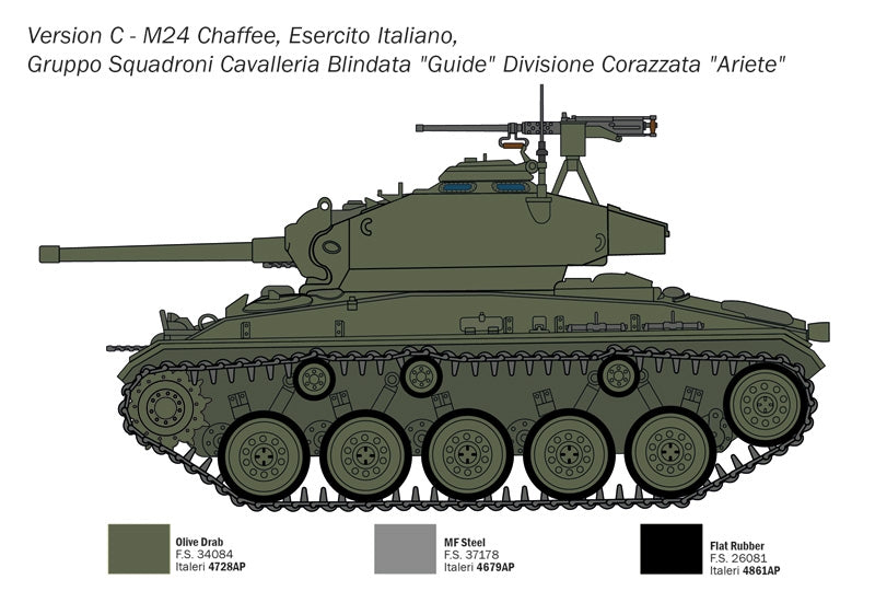 Italeri 6761 M24 CHAFFEE 1/35 – image 4