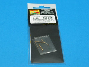 Aber A48 017 Set of 2 cal .50 (12,7mm) standard barrels for U.S. aircraft machine guns Browning M2 1/48 – zdjęcie 4