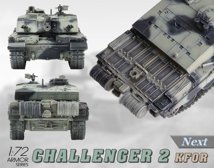 Dragon 7222 CHALLENGER II KFOR 1/72 – Bild 3