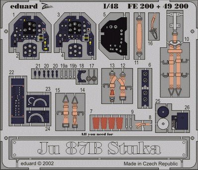 Eduard FE200 Ju 87B Stuka 1/48 Hasegawa