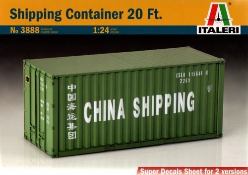 Italeri 3888 Shipping Container 20 Ft. 1/24