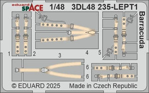 Eduard 3DL48235 Barracuda SPACE TRUMPETER 1/48 – immagine 4