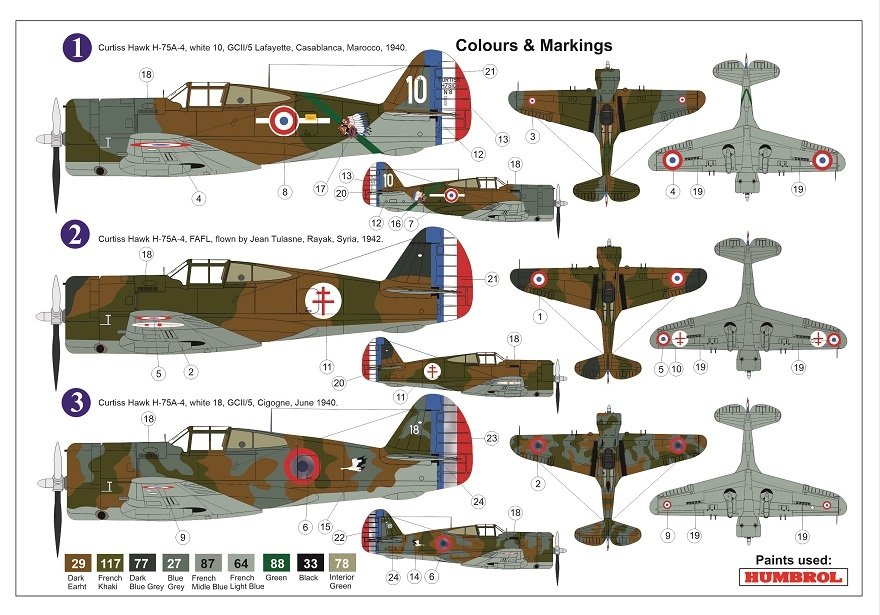 AZ Model AZ7646 Curtiss Hawk H-75A-4 1/72 – image 2