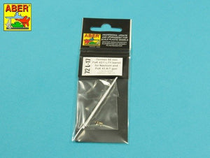 Aber 72L-17 Lufa 88mm PaK43/1 L/71 do działa Nashorn i PaK 43 / German 88mm PaK43/1 L/71 barrel for Nashorn and PaK43A/Tgun 1/72 – immagine 3