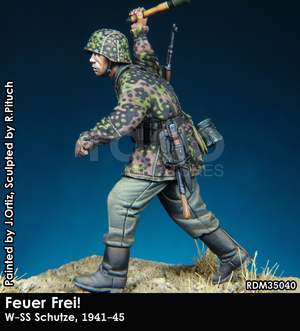 RADO Miniatures RDM35040 Feuer Frei W-SS Schutze w/Kar98k 1941-45 1/35 – Bild 3