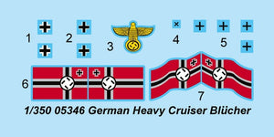 Trumpeter 05346 German Heavy Cruiser Blucher 1/350 – immagine 3