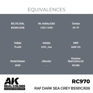 AK Interactive RC970 RAF Dark Sea Grey BS381C/638 17 ml – immagine 2
