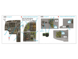 Quinta Studio QDS-48379 Bristol Beaufort Mk.I 3D-Printed &amp;amp; coloured Interior on decal paper (ICM) (Small version) 1/48 – zdjęcie 2