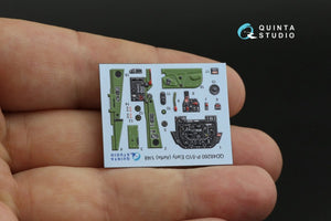 Quinta Studio QD48260 P-51D Early 3D-Printed &amp;amp; coloured Interior on decal paper ( Airfix ) 1/48 – Bild 11