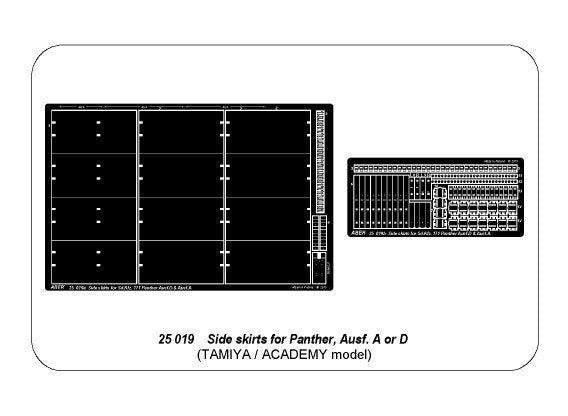 Aber 25019 Side skirts for Panther A/D 1/25 – zdjęcie 9