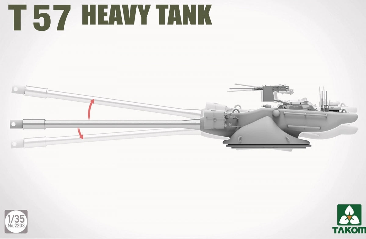 Takom 2203 T57 Heavy Tank 1/35 – Bild 4