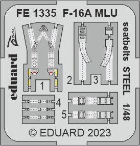 Eduard BIG49367 F-16A MLU KINETIC MODEL 1/48 – immagine 6