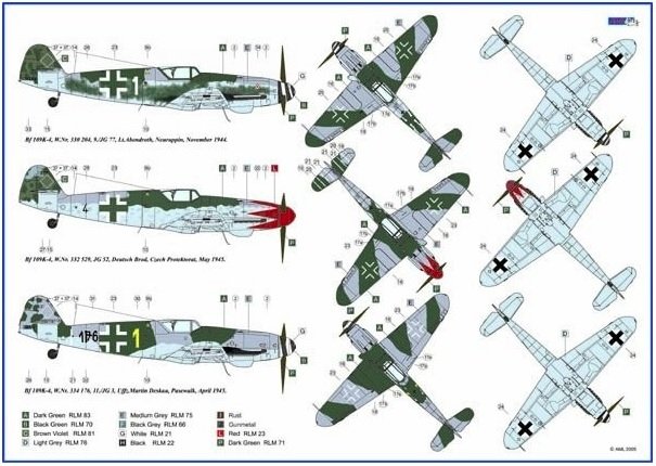 AML D32002 Messerschmitt Bf 109K-4 part II 1/32 – Bild 4