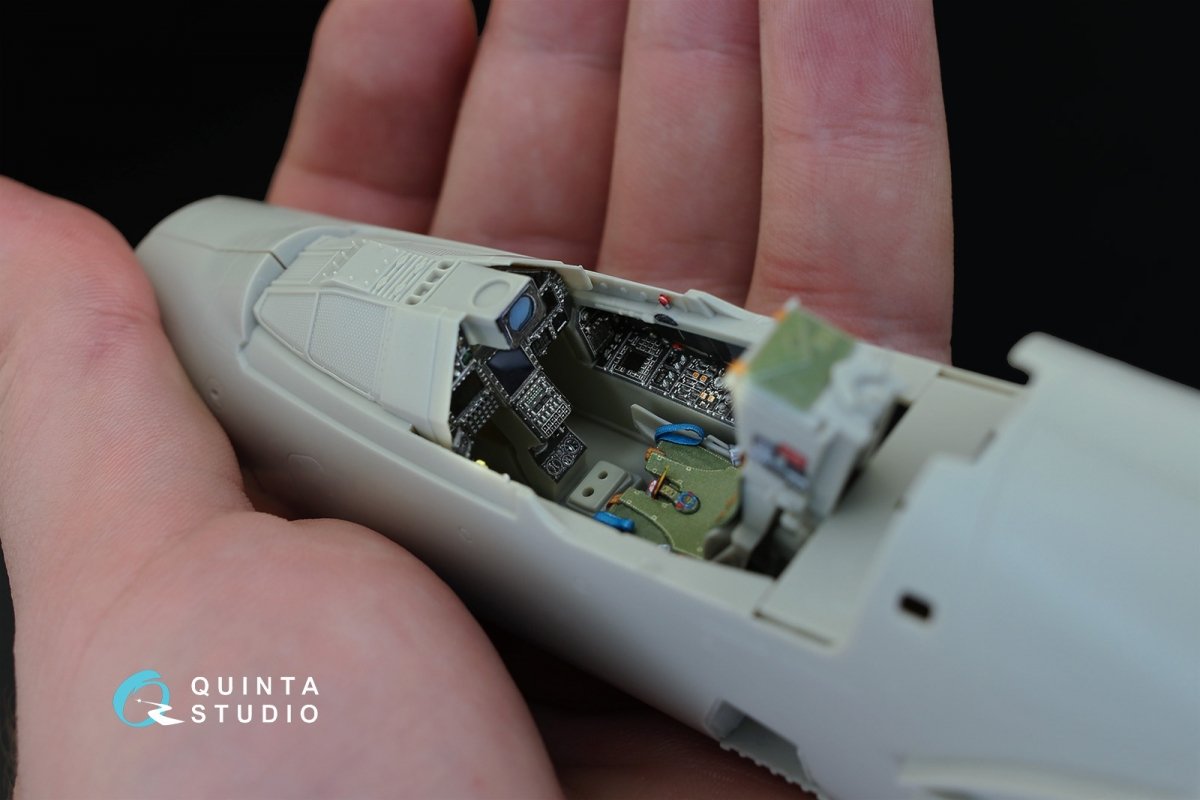 Quinta Studio QD32010 Mirage 2000-5 3D-Printed &amp;amp; coloured Interior on decal paper (for Kitty Hawk kit) 1/32 – immagine 12