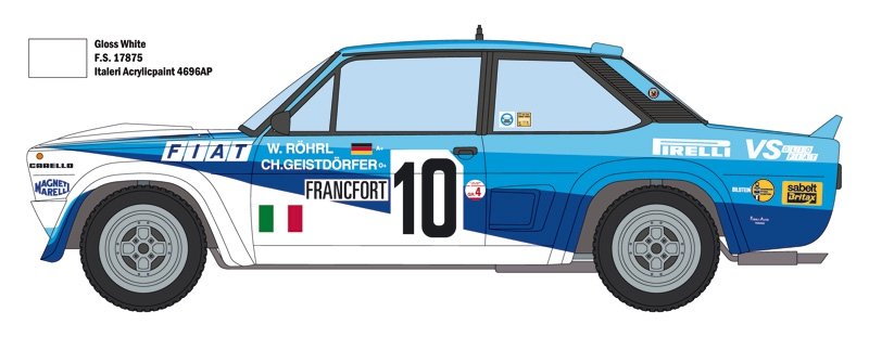 Italeri 3662 FIAT 131 Abarth Rally 1/24 – immagine 3