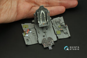 Quinta Studio QD32220 P-40N late 3D-Printed coloured Interior on decal paper (Hasegawa/Eduard) 1/32 – immagine 7