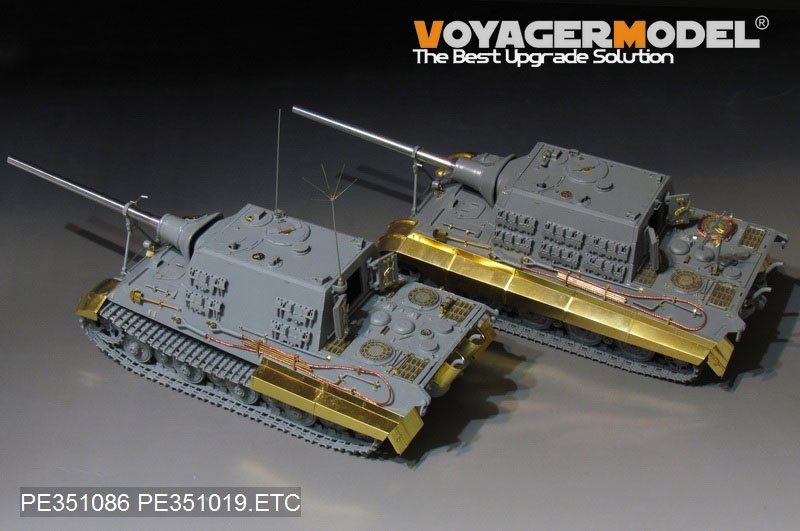 Voyager modèle PE351086 WWII allemand Sd.Kfz.186 Jagdtiger Porsche Production Basic pour Takom 1/35 – image 13