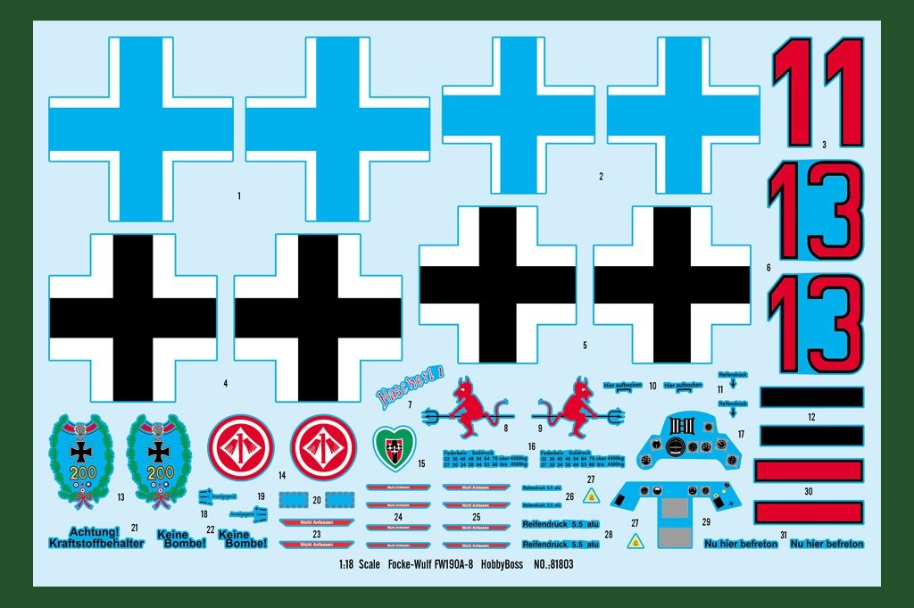 Hobby Boss 81803 Focke Wulf Fw 190 A-8 1/18 – imagen 3