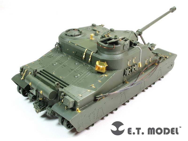E.T. Model E35-156 WWII British Heavy Assault Tank A39 Tortoise (For Meng TS-002) 1/35 – immagine 3