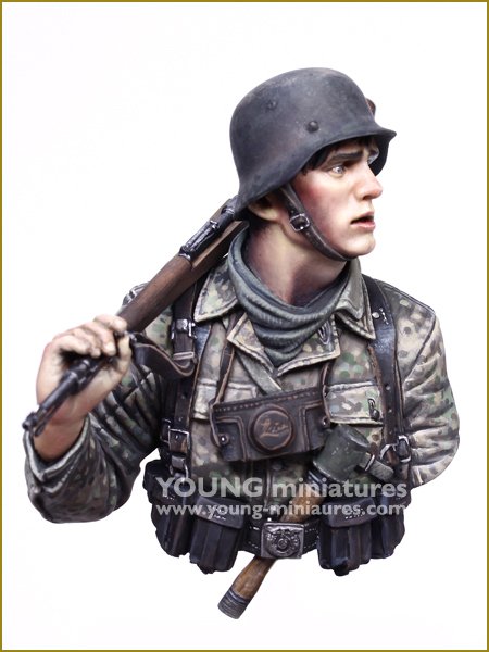 Young Miniatures YM1895 Young German Soldier WWII 1/10 – immagine 5