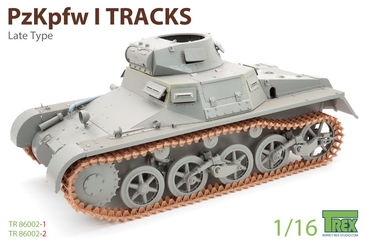 T-Rex Studio TR86002-1 PzKpfw I Tracks Late Type for Ausf.A only 1/16 – immagine 3
