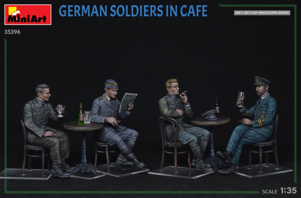 MiniArt 35396 GERMAN SOLDIERS IN CAFE 1/35 – Bild 4