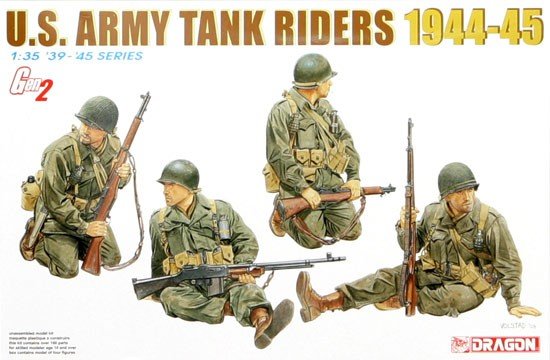 Dragon 6378 Cavaliers de chars de l&amp;#39;armée américaine 1944-45 (1/35)