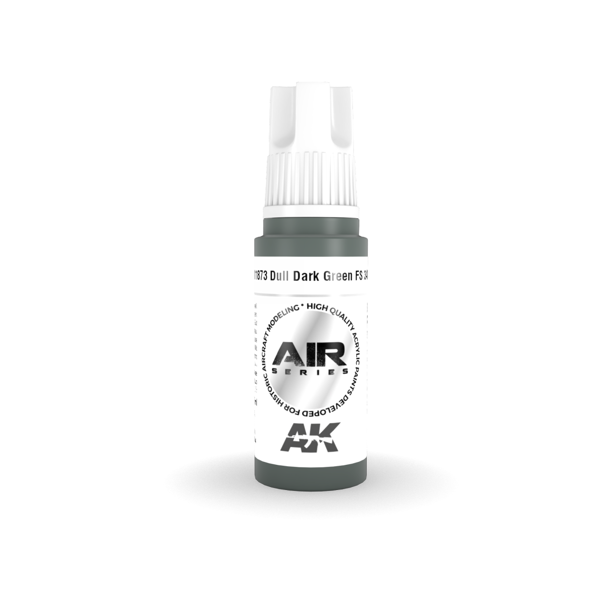 AK Interactive AK11873 DULL DARK GREEN FS 34092 – AIR 17 ml – immagine 2