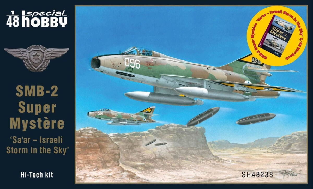 Special Hobby 48238B Dassault SMB-2 Super Mystère / Sa&amp;#39;ar - « Tempête israélienne dans le ciel » (Maquette + Livret) 1/48