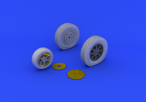 Eduard 632073 P-39 wheels late KITTY HAWK 1/32 – immagine 2